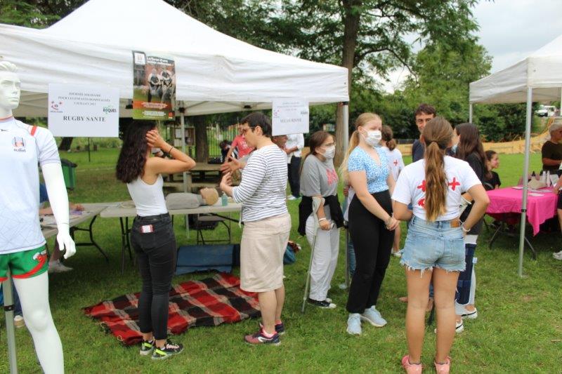 Secouristes citoyens en intervention