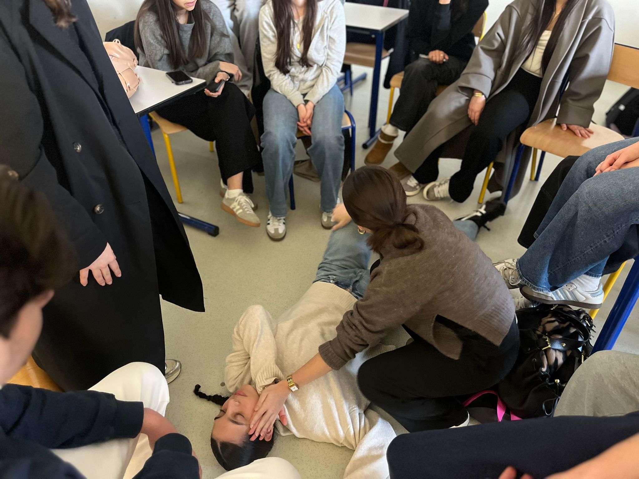 Bénévoles UNSC en action